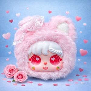 Sanmi Rabbit Animal Cosmetic Mirror Plush Blind Box | CONFIRMED PINK RABBIT 🐇💝